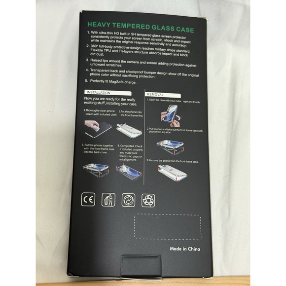 For iPhone 16 Pro Magnetic Case Shockproof & Screen Protector Pink New - Picture 7 of 8